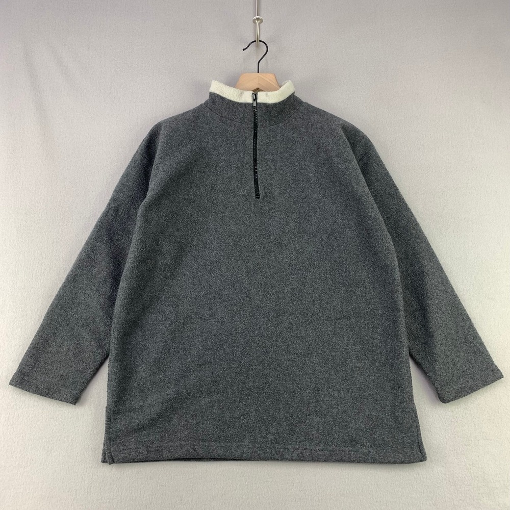 Vintage Arizona 1/4 Zip Fleece Mens Large Mock Neck Heavyweight Pullover USA 90s